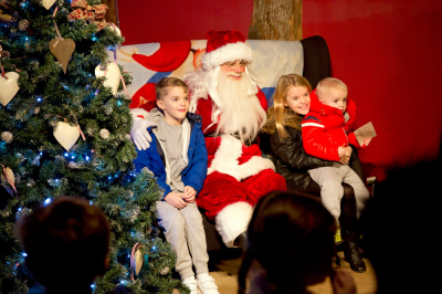 Children with Santa
